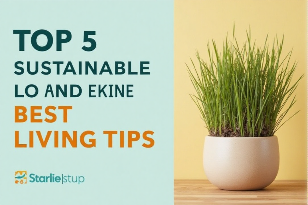 Person embracing sustainable living with eco-friendly products and renewable energy.